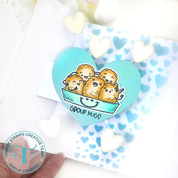 Nugs & Kisses 4x8 Stamp Set