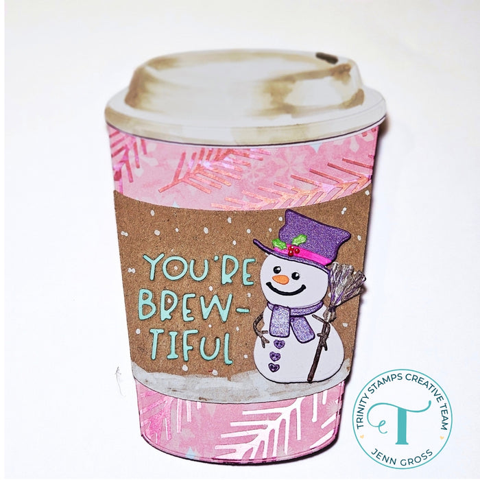Take-Out Coffee Cup Shaped Card Die Set
