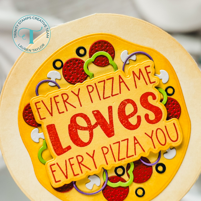 Every Pizza Me 3x4 Stamp Set