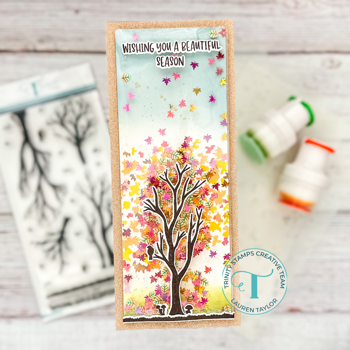 Beautiful Bare Trees 4x8 Stamp Set