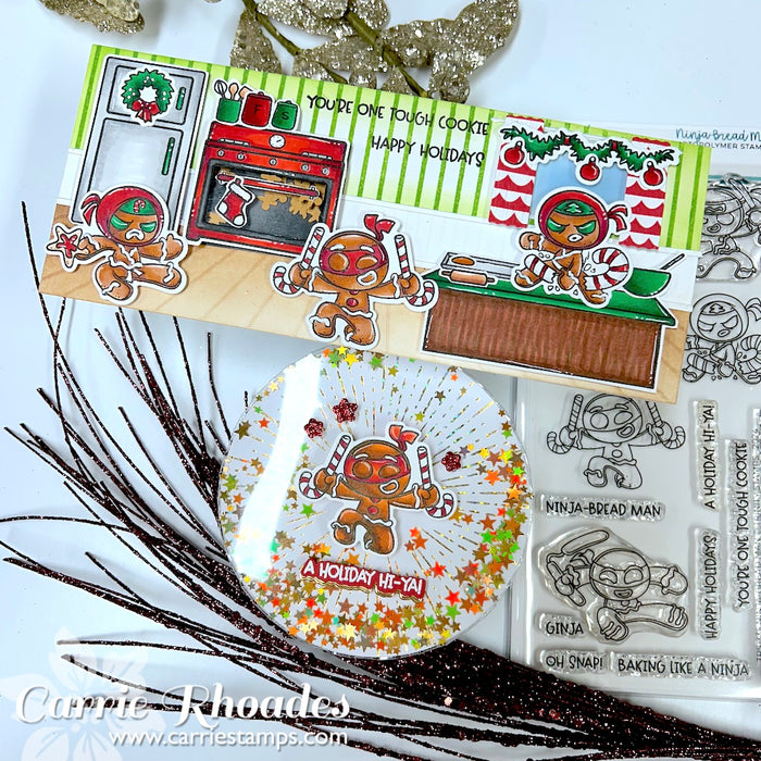 Ninja-Bread Man 4x8 Stamp Set