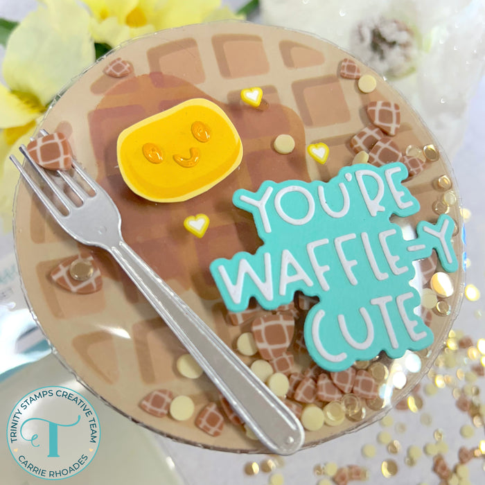 Layered Waffle 6x6 Stencil Set