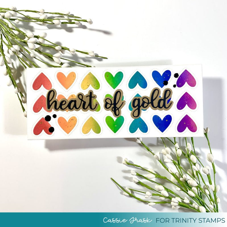 Scripty Heart Die Set– Trinity Stamps