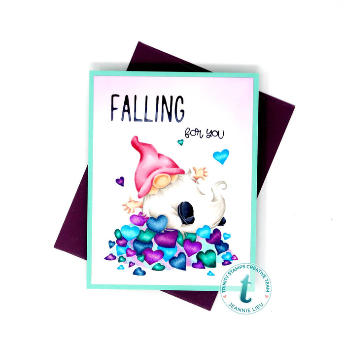 Falling For You 4x4 Stamp Set