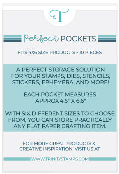 4x6 Perfect Pockets - Storage Sleeves for Stamps, Dies, and more