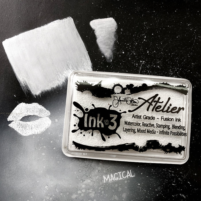 InkOn3 - Atelier Shark Tooth White ~ Artist Grade Fusion Ink Pad