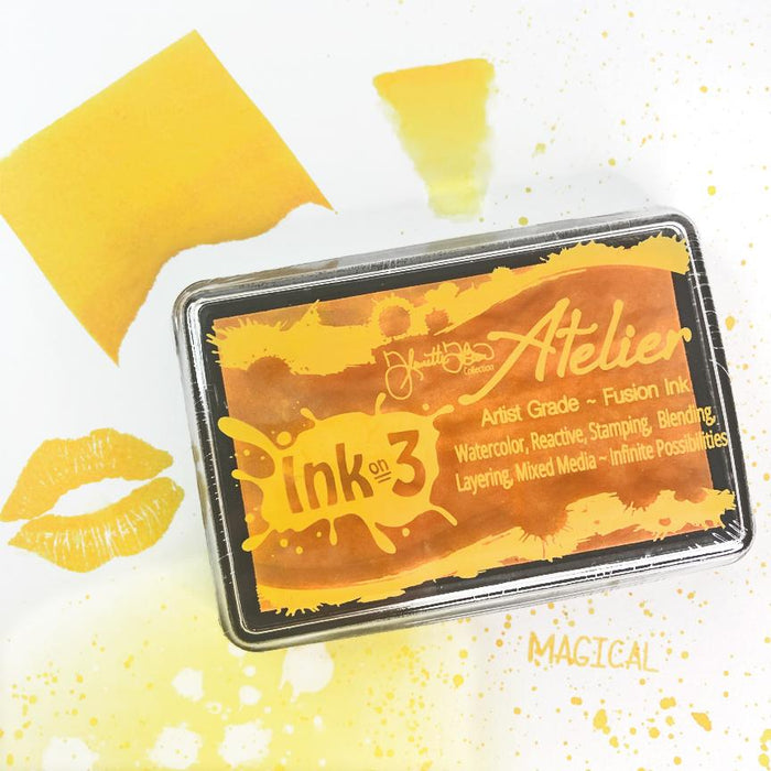 InkOn3 - Atelier Bee Sting Yellow ~ Artist Grade Fusion Ink Pad