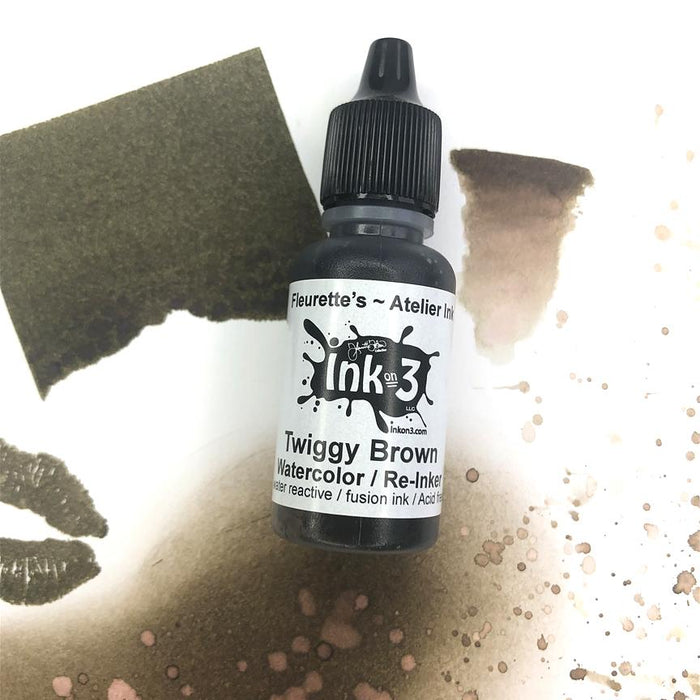 InkOn3 - Re-Inker for Atelier Twiggy Brown