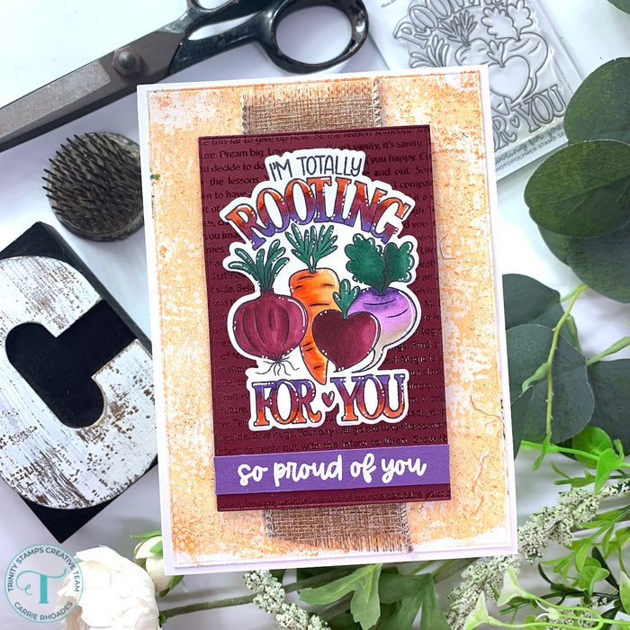 Rooting For You 3x4 Stamp Set
