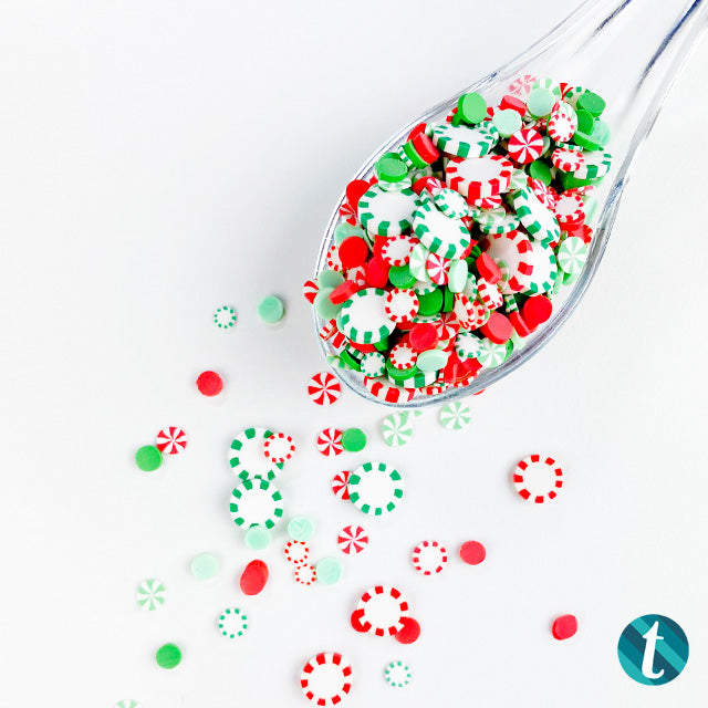 Christmas Candy Jar - Holiday Sprinkles Embellishment