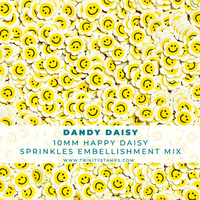 Dandy Daisy - Clay Flower Sprinkles Embellishment Mix