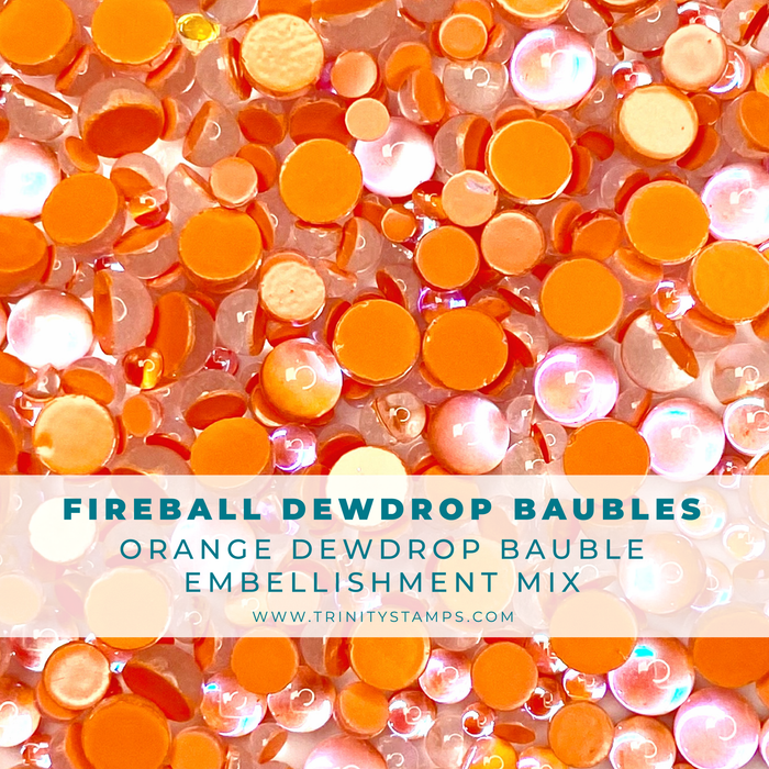 Fireball Dewdrop Embellishment Mix