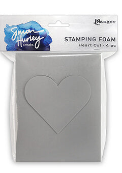 Simon Hurley create. Stamping Foam Heart Cut