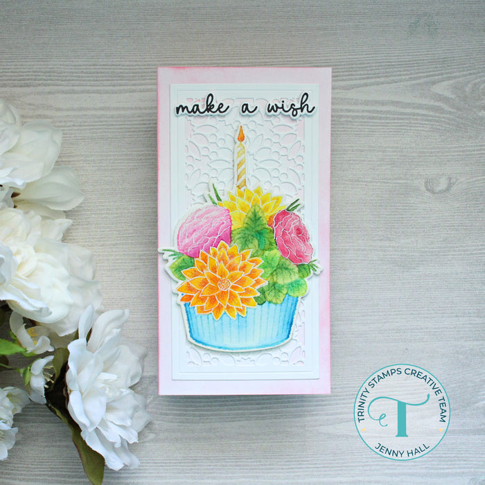 Cupcake Bouquet 4x6 Stamp Set