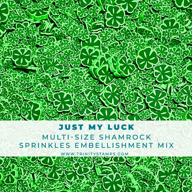 Just My Luck - Clay Clover Sprinkles Embellishment Mix
