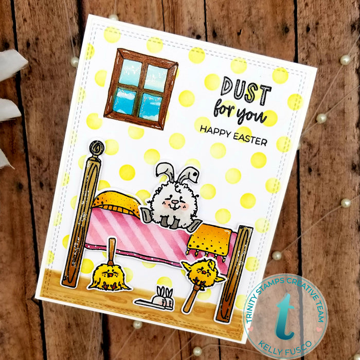 Dust Bunnies 4x8 Stamp Set