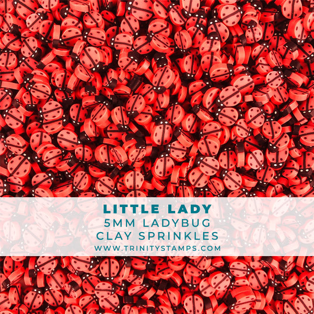 Little Lady - 5mm Ladybug Clay Sprinkles