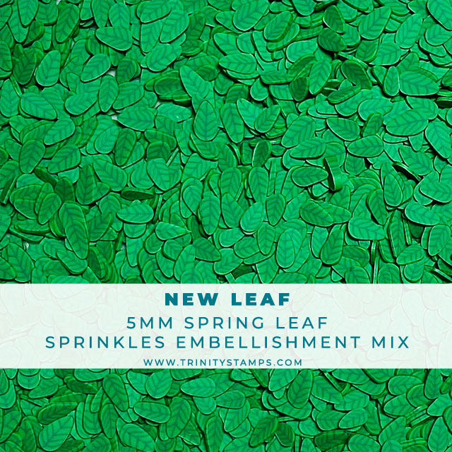 New Leaf - Clay Leaf Sprinkles Embellishment Mix