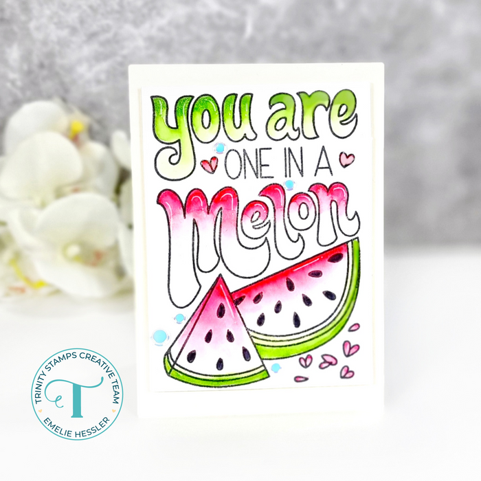 One in a Melon 3x4 Stamp Set