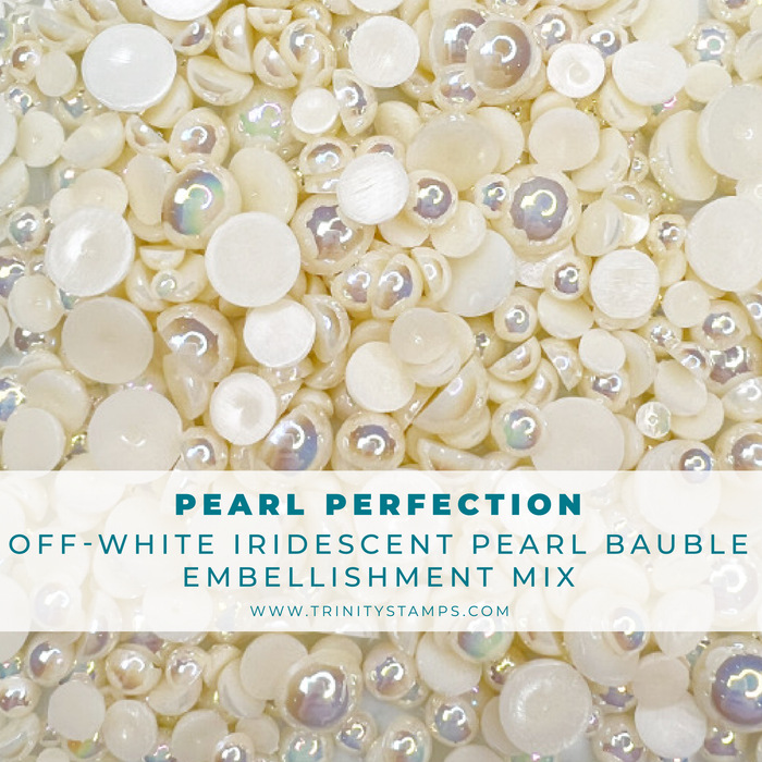 Pearl Perfection Iridescent Bauble Embellishment Mix