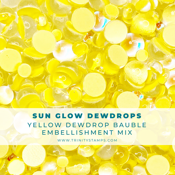 Sun Glow Dewdrop Embellishment Mix