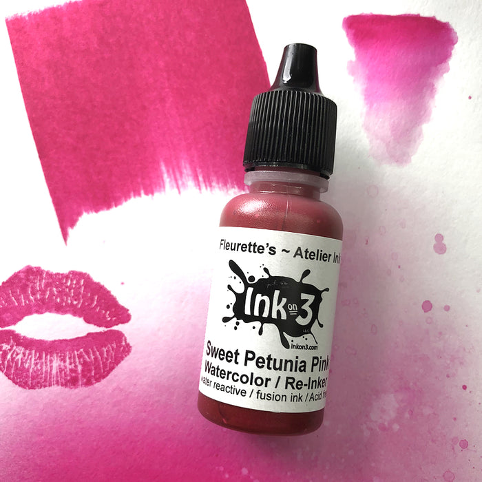 InkOn3 - Re-Inker for Atelier Sweet Petunia Pink