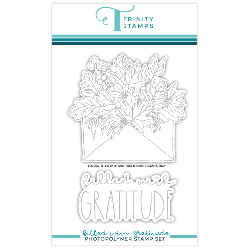 Filled With Gratitude - 4x6 Stamp Set– Trinity Stamps