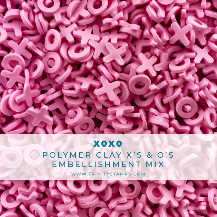 XOXO Clay Embellishment Mix