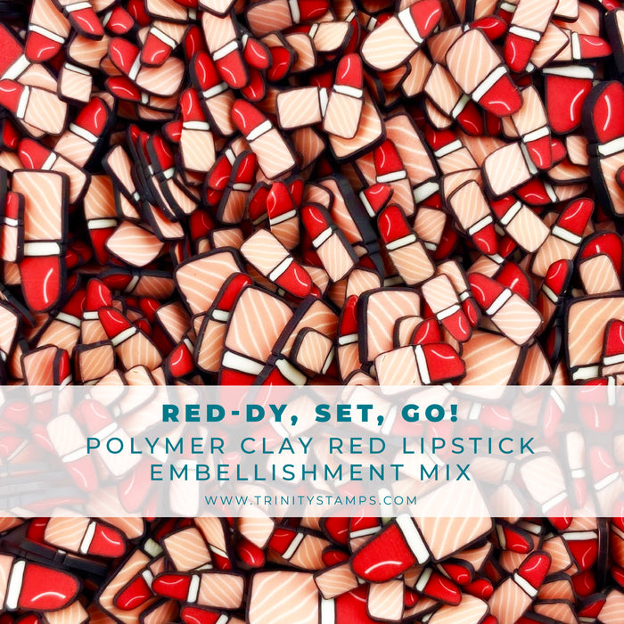 RED-dy, Set, Go! Clay Embellishment Mix