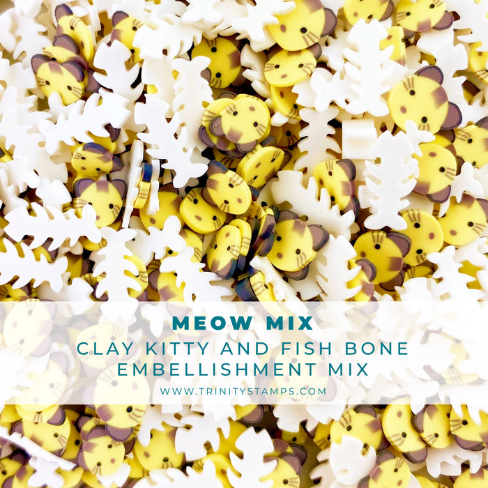 Meow Mix Clay Embellishment Mix