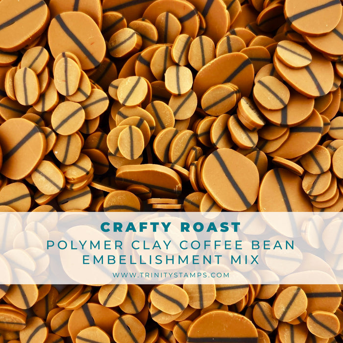 Crafty Roast Clay Coffee Bean Embellishment Mix