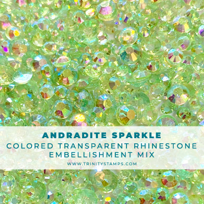 Andradite Sparkle Rhinestone Embellishment Mix