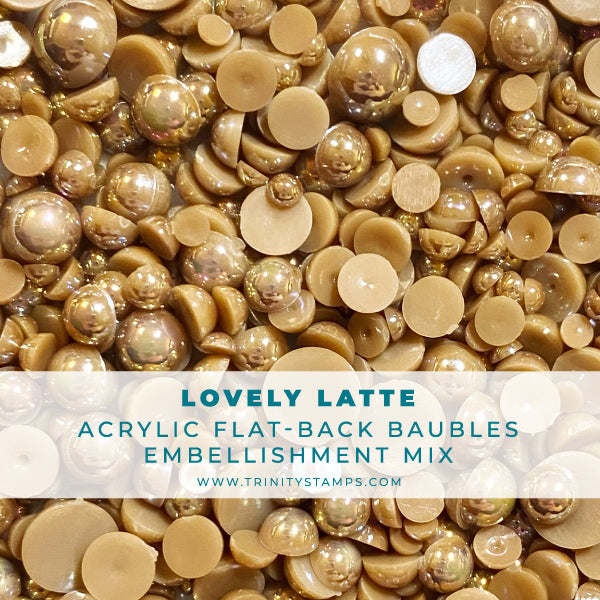Lovely Latte Baubles Embellishment Mix
