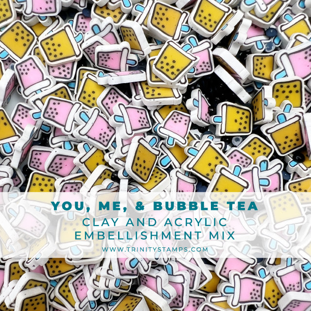 You, Me, & Bubble Tea Embellishment Mix