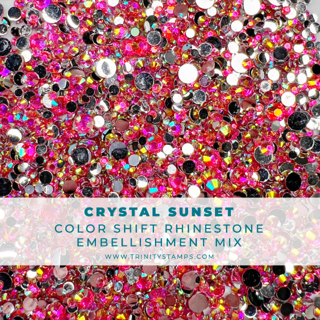 Crystal Sunset Rhinestone Embellishment Mix