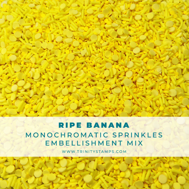 Ripe Banana Sprinkles Embellishment Mix