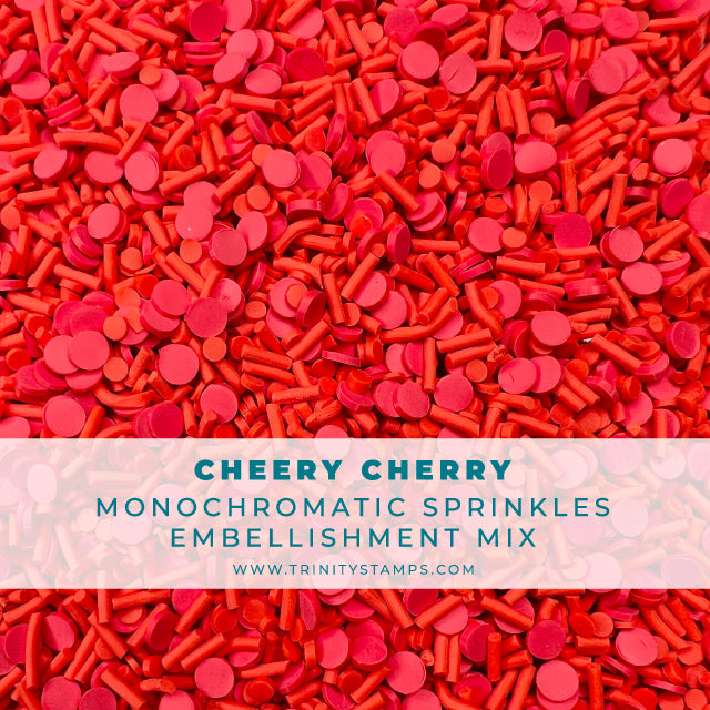 Cheery Cherry Sprinkles Embellishment Mix