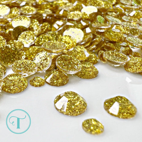 Golden Glass - Sparkle Rhinestone Embellishment Mix