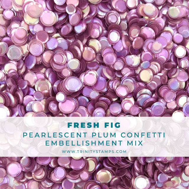 Fresh Fig - Confetti Embellishment Mix