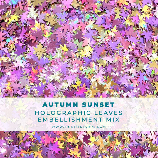 Autumn Sunset - Leaf Confetti Embellishment Mix