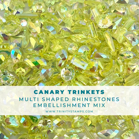 Periwinkle Trinkets - Iridescent Rhinestones Shapes Mix