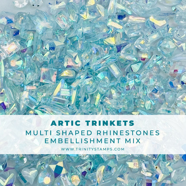 Iridescent Rhinestone *Last Chance* Arctic Trinket Rhinestones– Trinity Stamps