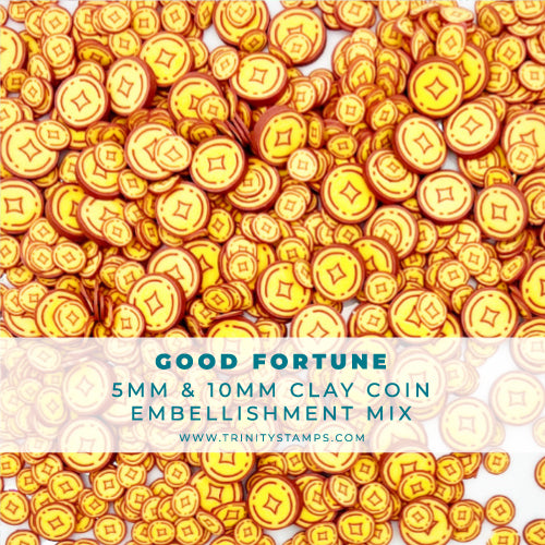 Good Fortune Clay Embellishment Mix