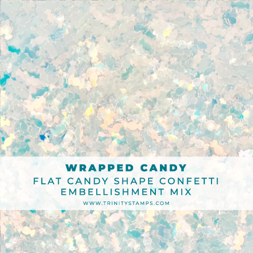 Wrapped Candy Flat Confetti Embellishment Mix