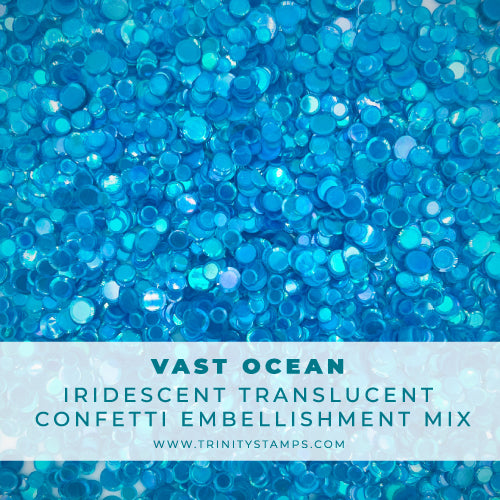 Vast Ocean Confetti Embellishment Mix