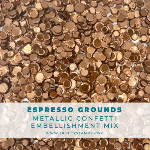 Espresso Grounds Confetti Embellishment Mix