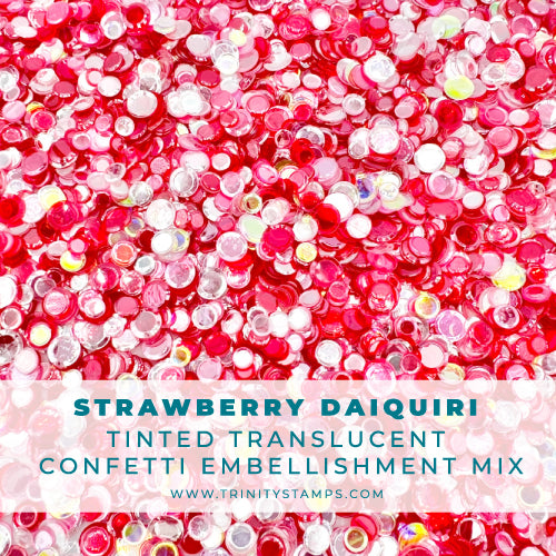 Strawberry Daiquiri Confetti Embellishment Mix