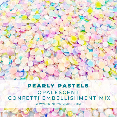 Pearly Pastels Confetti Embellishment Mix