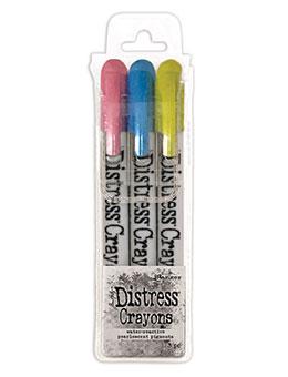 Tim Holtz Distress® Holiday Pearlescent Crayon Set #2