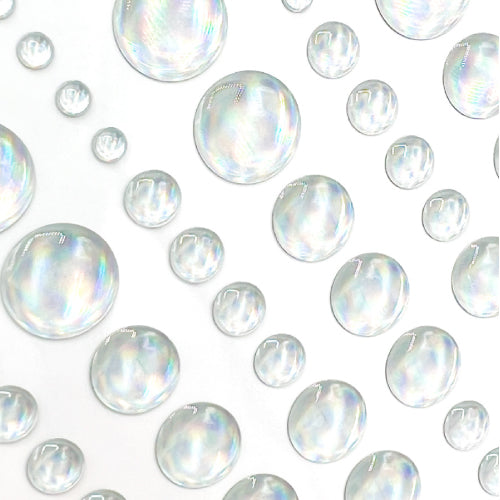 Glossy Holographic Enamel Dots